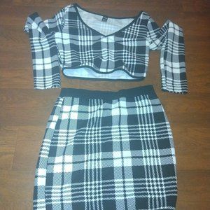 Two-piece skirt set